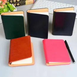 Hard Cover A7 Pocket Notepad Small Spiral Notebook Journal 6 Ring Binder Planner Mini Porable Note Book Stationery Gift