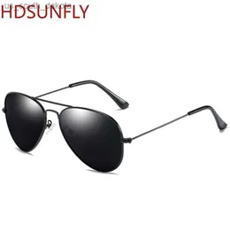 Gepolariseerde Zonnebril voor Mannen Vrouwen Mode Stralen Merk Designer Luchtvaart Frame Zonnebril Vrouwelijke Brillen Oculos De Sol UV400 Nieuwe L230523