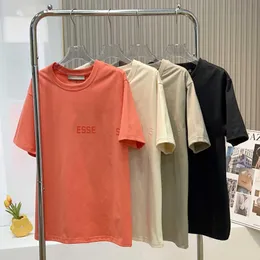 Designer-Luxusmarke Ess T-Shirt Damen Rundhals-Top Oversize-Baumwoll-Sweatshirt Lose Kurzarm-T-Shirt Briefdruck Pullovershirt Herren Casual Polos