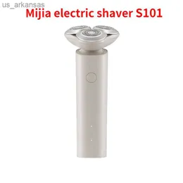 Xiaomi Mijia Electric Shaver S101 Portable Flexible Shaver 3 Heads Dry and Wet Shavable Washable Beard Trimmer TripoD Intelligent L230523