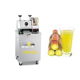 300 kg/h kommersiell sockerrör juicer cane-juice squeezer automatisk rostfritt stål sockerrörsmaskin