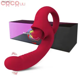 Клиторическое облизывание G Spot Vibrator Realistic Dildo Clitoralis стимулятор для женщин с 10 лизинговыми вибрирующими режимами.