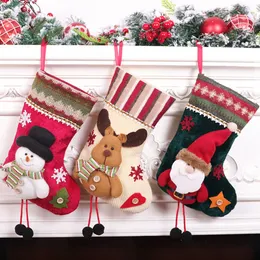 Noworoczne świąteczne pończochy/cukier/prezenty/Xmas DIY Dekoracje do ozdób domowych Navidad Decor JN12