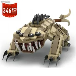 MOC 우주 전쟁 액션 피겨 동물 짐승 빌딩 블록 영화 몬스터 모델 벽돌 제작자 어린이 선물 선물 L230522