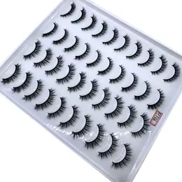 Makeup Tools Lashes False Eyelashes Cat Eyes Wispy Natural Faux Mink 20 Par Pack Light Volume Short Fake Eye Multipack 230613