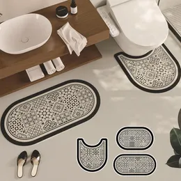 Maty do kąpieli bez poślizgu gumowy zestaw łazienki super chłonny wanna boczna podłoga dywan wkładka do wkładu dropar