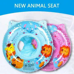 Floats Tubes Baby Children Pool Seat Cute Flatable Water Toy Floating Swim Ring Miljövänlig bläck Simring P230612