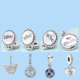 925 Sterling Silver Charms för pandora smycken pärlor armband pendelle magiska akademiserie hängsmycken med original gravering charm