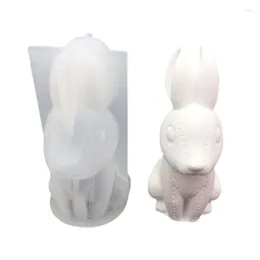 Baking Moulds Easter Cake Mold DIY 3D Stitching Animal Model Jewelry Bracelet Three Dimensional Plaster Decoration Tool