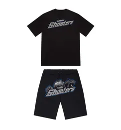 Summer New Trapstar London Shooter Short-Sleeved T-koszul