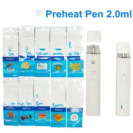 2ml Disposable Vape Pen Carts E-cigarettes Thick Oil Pod Cartridges Empty Rechargeable 350mah Battery Vaporizer Pens Package Bags