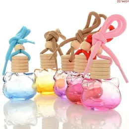 10ml Car Perfume Diffuser Bottle Pendant for Essential Oils Hanging Ornament Cat Shaped Empty Bottles 200pcs/lotgoods Teugg