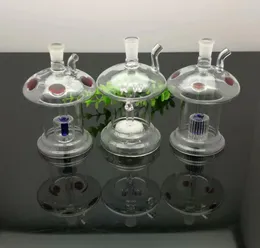 Cachimbos de vidro Fabricação de fumo Narguilé soprado à mão Venda imperdível garrafa de narguilé de vidro estilo cogumelo