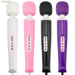 Gorące nowe przewodowe zabawki seksualne wibratorów dla kobiety potężne wibratory AV Magic Wand For Women Big Dildo Clittoris Massager Adult L230518