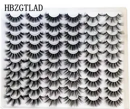 Makeup Tools 30 Par 1825mm 3D Mink Lashes Bulk Faux Tjock Long Wispy Natural Pack Short Wholesales False Eyelashes 230612