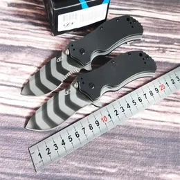G10 äkta mönster svart 2021 Auxiliary Fin Knife 325quot 0350ts Tiger Blade Plain Weave Model S30V Tolerance Zero LMO80352770