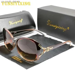 YUNSIYIXING Polarized Women's Sunglasses Fashion Brand Butterfly Sun Glasses UV400 Mirror Anti-Glare Eyewear Accessories 8842 L230523
