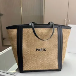 23 Totes Bag Letter Celie Shopping Bags Fashion Linen Totes Designer Women Straw Tricot Handbags Summer Beach Shoulder Bags Large Casual Tote