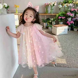 Abiti da ragazza Paillettes Ragazze Casual Abito da neonato Manica estiva Baby Birthday Abbigliamento per bambini R230612