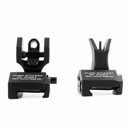 tactical Popup side metal sight Folding Battle Sight Front and Rear Sights COMBO Backup Sight for airsoft hunting2314086282e