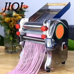 Macher Jiqi Electric Edelstahl Pasta Maker Automatic Nudel Pressmaschine Gewerbliche Spaghetti -Teig -Cutter Knödel Roller EU