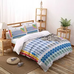 Sängkläder sätter periodiska bordsdäcke täckning uppsättning 2318 st sängkläder set lakan fodral omslag set z0612