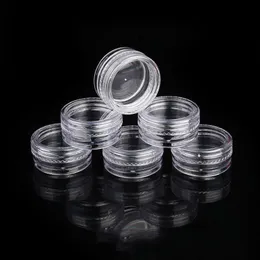 25G Clear Plastic Burs Eyeshadow Nail Polish Powder Cosmetic Jars Cream Bottle Pet Plastic Jar Naken Cosmetic Container iuiqx