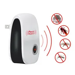 Pest Control Electronic Trasonic Anti Mosquito Insect Repeller Rat Mouse Cockroach Spiders Avvisar avvisande EU/US/UK PLIC DBC Drop D DHSUH