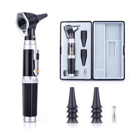 Ear Care Supply Professional Otoscopio Diagnostic Kit med 8 Tips Home Doctor Ent Endoskop LED Portable Otoscope Cleaner P230612