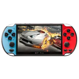 X7 4.3 "X7 Plus 5.1" Portable Game Players Console Handheld GBA 300 Free Arcade Games Retro LCD Controller for البالغين الأطفال