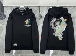 Erkek Hoodies Sweatshirts Moda Lüks Erkek Ceketler Tasarımcı Fermuar Sweatshirts Kalp At Nalı Çapraz Baskı Markası Ch Hoodies Kadın Chromees Casual Pullover F12