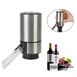 バーツールのQuick Sobering Automatic Wine Decanter Electric Dispenser with Base Aerator Pourer for Party Kitchen 230612