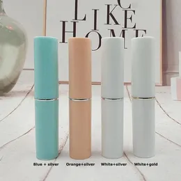 Wholesale 4g Makeup Tools Cosmetic Empty Lipstick Tube Container DIY White And Gold Chapstick Lip Gloss Lipstick Balm Tube Packing Tubo De Lapiz Labial Vacio