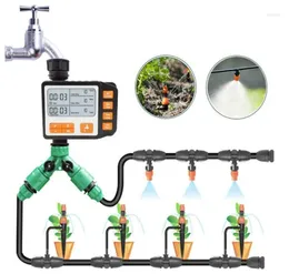 Vattenutrustning Automatisk sprinklertimer Digital Garden Lawn Hose Faucet Irrigation System Controller med LED -skärm