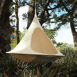 해먹 방수 야외 정원 캠핑 해먹 스윙 접이식 어린이 방 나무 텐트 천장 매달이 소파 침대