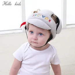 모자 모자 조절 가능한 유아 머리 보호 베이비 헬멧 보호 베개 보호기 쿠션 캡을위한 학습 230613