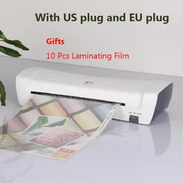 Laminator A4 Fotoğraf Laminatör Sıcak ve Soğuk Laminatör Hızlı Film Laminasyon Plastikleştirici Ofis Belgesi Fotoğraf Plastik Ambalaj Makinesi