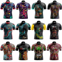 Cycling Shirts Tops Mexico Mens Jersey Breathable QuickDrying Maillot Ciclismo Hombre Equipment BIke Clothing 230612