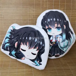 Plush Dolls Tokitou Muichirou Plush Doll Anime Demon Slayer Kimetsu No Yaiba Figure Pillow Double Sided Case Cosplay Plushies Toy 45cm Gift 230612