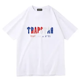 Herr t-shirts män sommar t-shirts trapstar london märke kort ärm t-shirts kvinnor bomullsbrev Vrouwen Korte Mouwen casual t-shirts 230613