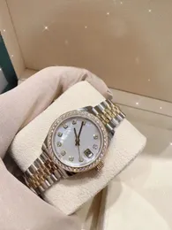 Datejust Bling Watch Womens Designer Watches Yüksek Kaliteli Moda İş Partisi Montre Luxe 31mm Paslanmaz Çelik Bayanlar Holluwatch EW Fabrika 126333 SB040 C23