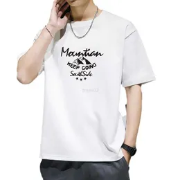 Koszulka z krótkim rękawem dla męskiej nowa designerska koszula wysokiej jakości 270G podwójna przędza czysta bawełniana modna koszula