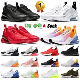 nike air max 270 airmax 270s atletik çalışan ayakkabılar BIG SIZE 36-49 üç siyah yaz boyutlu erkek kadınlar dışarıdaki eğitimciler için 【code ：L】