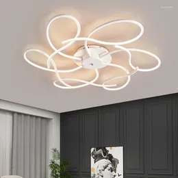 シャンデリアMdwell Modern Led Chandelier for Living Room Decoration Bedroom Home Decor Nordic Ceiling SmartAlexa 110-220V