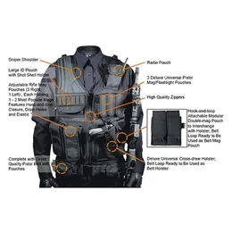 Military Molle Vest Army Tactical Equipment Hunting Armor Vest Airsoft Gear Paintball Combat Protective Vest Outdoor Clothing11882303r