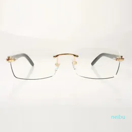 Buffs Glasses Frames Hardware Which Is Flat with Natural Hybrid Buffalo Horns Sticks