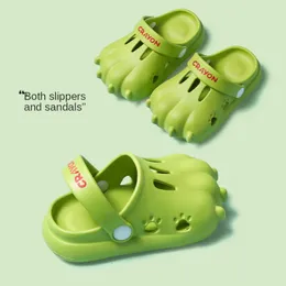 Slipper 3D Dinosaur Claws Kids Slippers Summer Boys Girls Non slip Children Beach Shoes Baby Home Sandals Flip Flops 230613