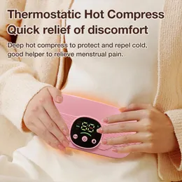 Relaxation Situofun Menstrual Heating Pad Abdominal Massager Warm Palace Belt Waist Vibration Massage Device for Cramps Period Pain Relief