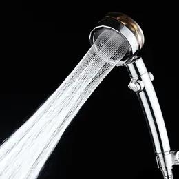 Banyo Duş Başlıkları Güçlü Basınçlı Püskürtme Nozumu Su Tasarruf Yağışı 360 Derece Küçük Fan Yemeli El Duş Kafası 230612