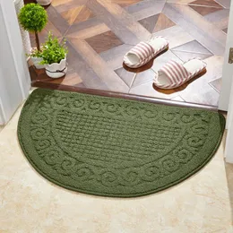 Tapetes meio jardim tipo capacho porta de entrada pé tapete antiderrapante tapete de banho xadrez absorção de água piso seco rápido